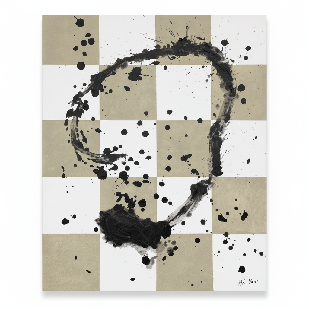 Succes i Kaos – Modern Abstract Art Print | Naduk Visuals